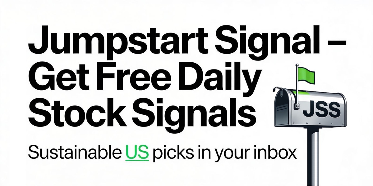 Jumpstart Signal: free daily SRI-filtered stock screening